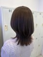 アグ ヘアー フラッグ 佐久店(Agu hair flag)&nbsp;くびれヘア☆レイヤーをいれるので軽く見えます。