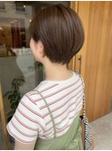 丸みブラウンショート