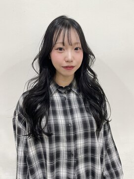 ゼスト 吉祥寺店(ZEST) ブルーブラック/韓国ヘア/レイヤーカット　吉祥寺桜