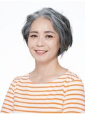 50代・60代にオススメ☆ふんわりショート【AVANCE by EGAO】白髪
