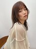 透明感カラー+トリートメント ￥11550→￥10400