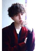 リノ 金山(Rino) カルマパーマ/ベリーショート/ダークアッシュ/ニュアンスパーマ