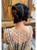 パーティーヘアセット（ウェディングにもOK）