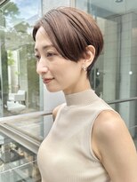 ビュートリアム 南青山(BEAUTRIUM)&nbsp;大人ハンサムショート/前髪なしショート/ショートヘア/30代40代