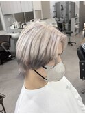 【メンズホワイト×エンドダークグレー】SAKI