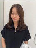 柔らかワンカールミディアム×ベージュ(Zina福岡天神)