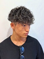 クレアメンズ 横浜能見台(CREA men's)&nbsp;横浜市メンズパーマメッシュハイライトカラースペインカール眉毛