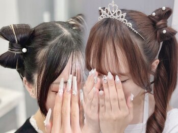 リシェル 原宿店(Ricel)の写真/貴方に似合わせたヘアセットで可愛く♪お手頃価格&丁寧な接客で満足◎推し活やイベントにもおすすめ.*