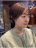 【 マッシュショート × ラセットブラウン 】浅野美紀
