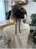 kana 結婚式 ヘアセット アレンジ カチモリ