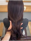 クラゲヘアー/小顔に見せるヘア/ココアベージュ/梅田