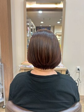 髪質改善/顔周りレイヤーカット/グレージュ[千葉/千葉駅]