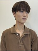 前髪あり センターパート2WAY アイロンセット風ニュアンスパーマ
