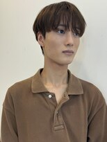 クレス 戸田店 メンズ店(CLESC)&nbsp;前髪あり センターパート2WAY アイロンセット風ニュアンスパーマ