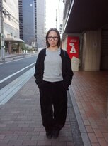 シム 千葉(sim)&nbsp;千葉駅/着物ヘア/大人ガーリー/ダークアッシュ/似合わせカット