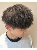 MEN’S HAIR/波巻きツイストスパイラル/フェザーパーマ/都島/J