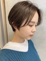 エリマ 調布(elima) ショートヘア顔周りレイヤーブリーチダブルカラーショートボブ