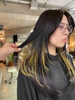 モモ(momo) 人気インナーカラー/イヤリングカラー/グラデーションカラー