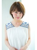 【Un ami】大人かわいい・小顔ひし形ボブ　松井