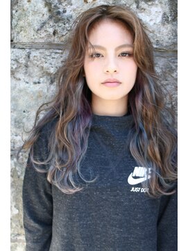 ヨッカ(YOCCA) ロング＋インナーカラーブルーピンク5