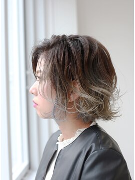 ヘアーガーデン ロココロ エッジグラデーション