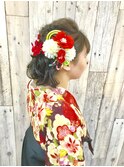 袴や着物のヘアーセットと着付は北区表町ヘアスペースムーンで！
