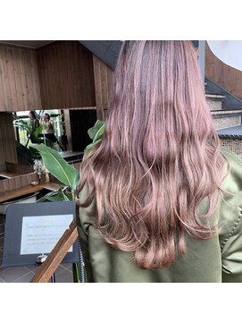 ピースリーヘア バイ カーサ(peathree.hair by CASA) ラベンダー×ピンク