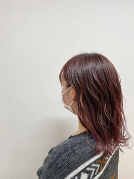 アリカ(arika) ミディアム×ピンクブラウン