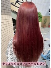 ヘアーアンドメイク アズール 志木店(Hair&Make Azur) 可愛いパールピンク☆