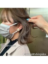 ワット 新宿店&nbsp;新宿髪質改善韓国インナーカラー学割U24レイヤーメンズ白髪染め