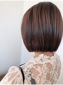 切りっぱなしボブ