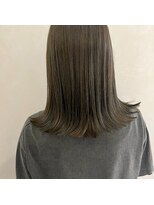 アンドワン 自由が丘(＆ONE)&nbsp;【&ONE 自由が丘】オリーブグレージュ　× 切りっぱなし