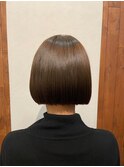 艶髪ミニボブ＆ショコラブラウン 