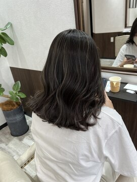 ベルヘアーデザイン 堺東(Belle hair Design) コントラストハイライト/ナチュラル