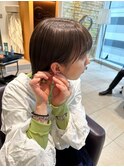 耳にかけても可愛いミニボブ