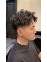 スカイマスターバーバー 渋谷(SKY MASTER BARBER) ツイストスパイラルパーマ<理容室>[床屋/シェービング/渋谷]