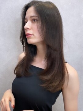 プアメリア 名古屋(Puamelia) トリートメント ブリーチなしダブルカラー 前髪縮毛矯正