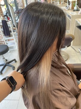 アース 佐世保早岐店(HAIR&MAKE EARTH) インナーカラーベージュ