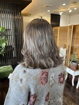 アロー ヘアー(arrow hair) ◇ブリーチカラー×グレーベージュ