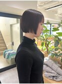 【OceanHair&Life田中愛梨】10代20代襟足ギリ切りっぱなしボブ◎