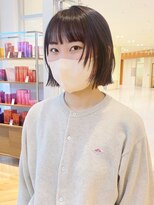 ケーツー あべのキューズモ－ル店(K-two) 顔周りレイヤー*ミニボブ*切りっぱなしボブ*前髪ありボブ*ボブ