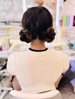 アトリエビューティーアミュ(atelier beauty AmU)&nbsp;結婚式 お呼ばれ 推し活 お団子ツイン