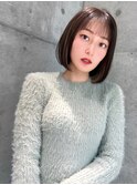 髪質改善ストレートボブ