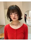 攻めナチュラルなレイヤーボブ