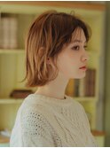 ナチュラル外ハネボブ【髪質改善/ヘッドスパ/カラー/いわき】