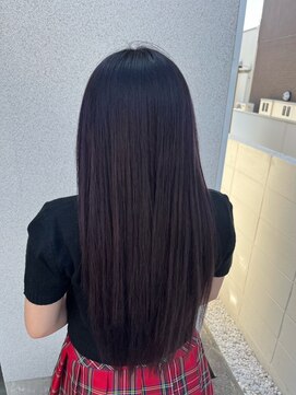 ニュイ 高槻 阪急茨木店(nui) 黒髪ボブルフネビージュ小顔ワンレンスペインカール