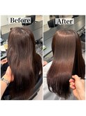 髪質改善縮毛矯正Before/After★