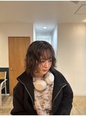 ボブ×パーマ