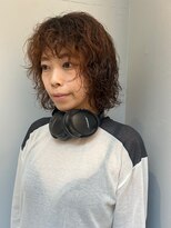 ローエ バイ デコ(Rohe by DECO)&nbsp;[伽羅]縮毛矯正をやめて地毛を活かしたボブパーマ