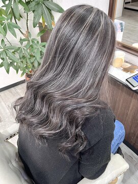 ベルヘアーデザイン 堺東(Belle hair Design) コントラストハイライト/外国人風/レイヤーカット/堺東